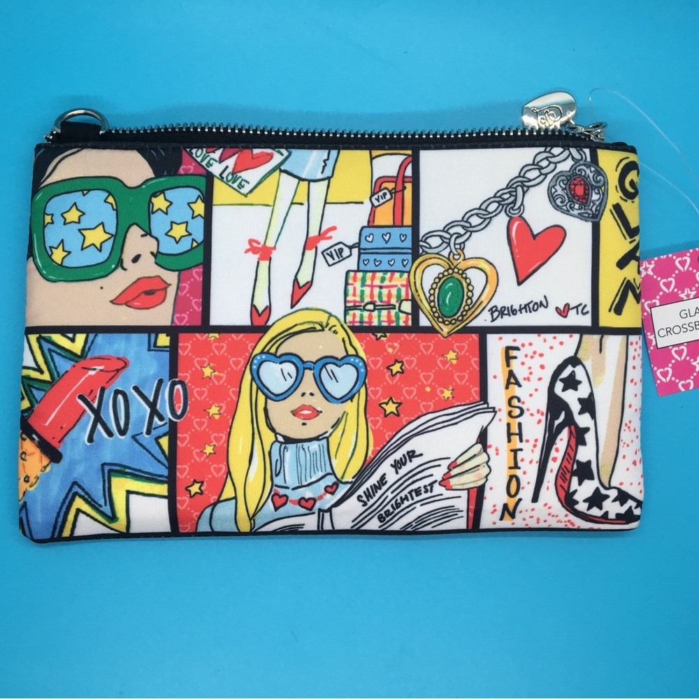 Brighton Colorful Graphic Clutch